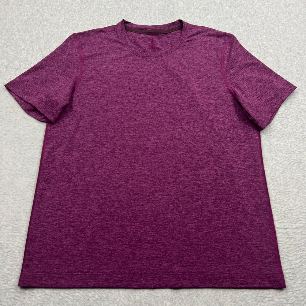 Lululemon Oversized Tee Women's 6* Purple Heathered Short Sleeve Crewneck Shirt